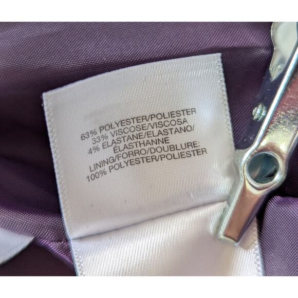 NINE WEST! DEEP VIOLET PURPLE TAILORED DRESS JACKET, BLAZER, COAT! SZ 20W - Picture 10 of 11